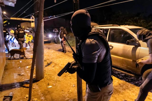 Redada policial en Esmeraldas, Ecuador