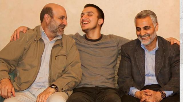 قاسم سلیمانی نفر سمت راست، نفر سمت چپ محمدرضا زاهدانی