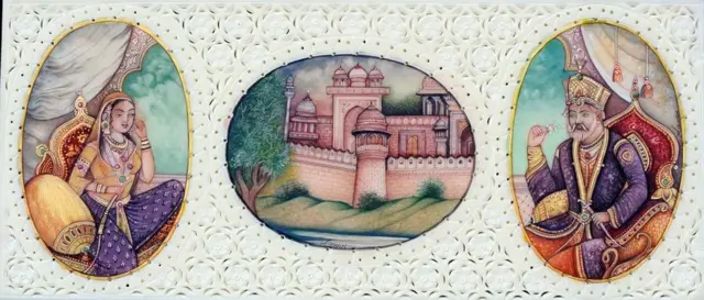 Bahadur Shah Zafar and his wife