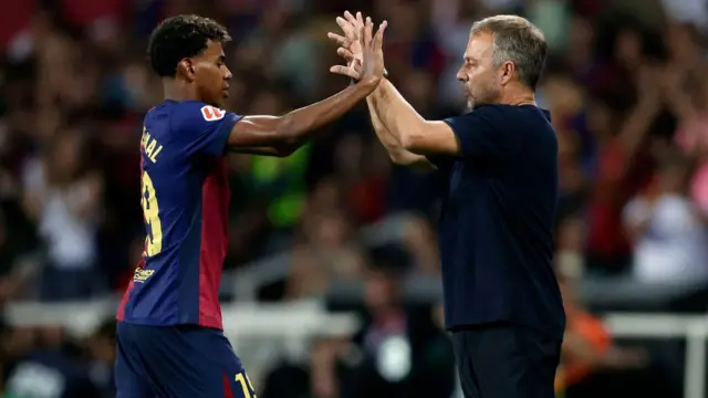 هانسی فلیک و لامین یامال