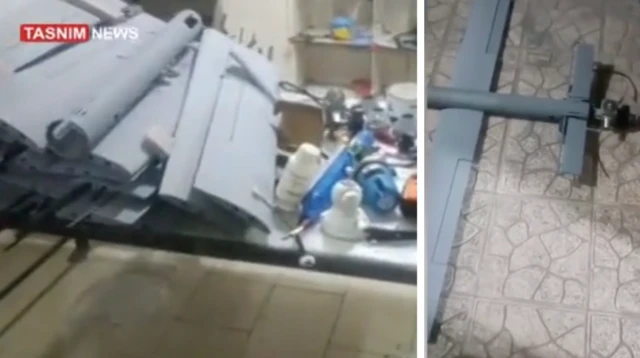 تصویر پهپادهایی که در شهرری پیدا شد.