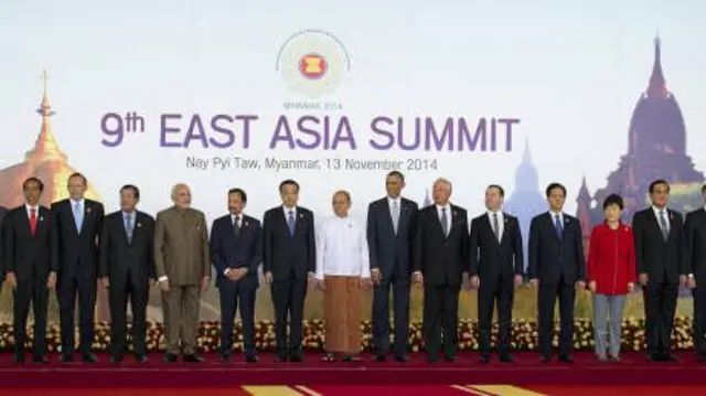 နေပြည်တော်မှာ ကျင်းပတဲ့အာဆီယံ၊ အရှေ့အာရှနဲ့ ဒေသတွင်း ဆက်စပ်ထိပ်သီးအစည်းအဝေးပွဲတွေကို အမေရိကန်သမ္မတ အိုဘားမားကိုယ်တိုင် တက်ရောက်ခဲ့ 