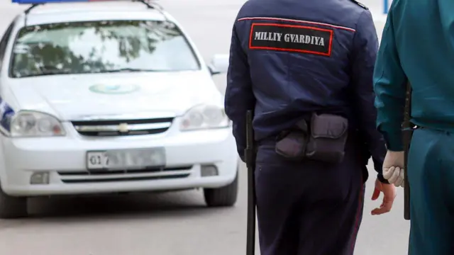 Ўзбекистон милиция ва Миллий гвардия ходимлари