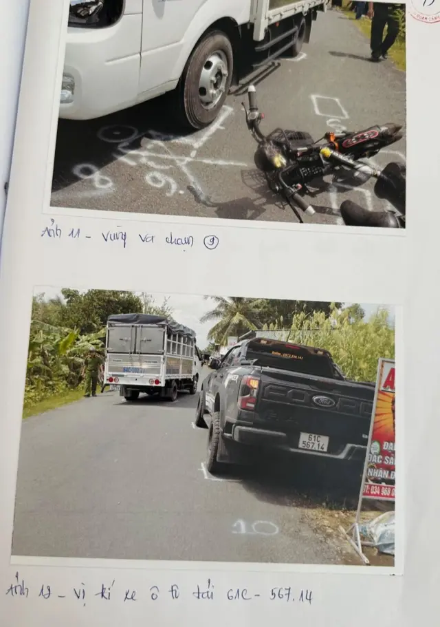 Ảnh hiện trường vụ việc