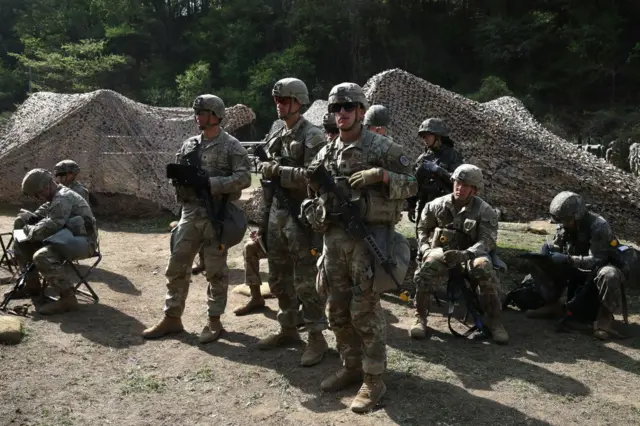 صورة لجنود من الجيش الأمريكي