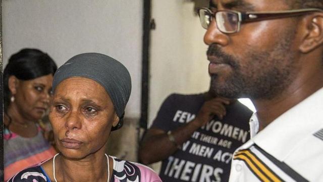 La mère et le frère d'Avera Mengistu dénoncent sa situation depuis des années.