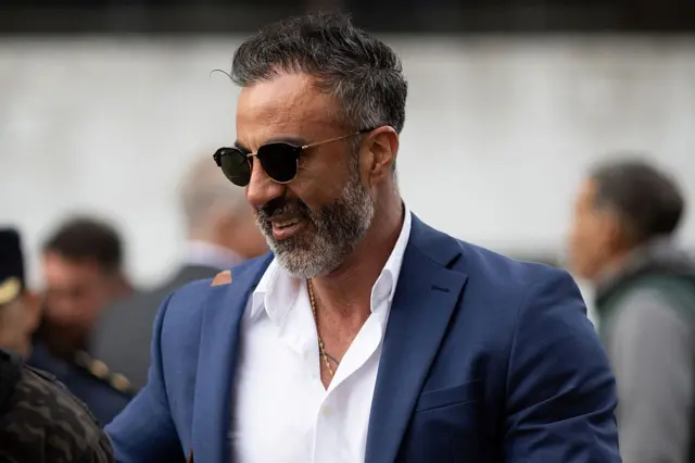 El médico Leopoldo Luque a su llegada a la vista judicial de este jueves