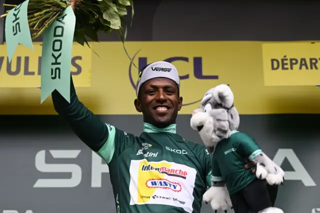 ካብ ሓሙሻይ መድረኽ ጀሚሩ ንቀጠልያ ማልያ ሒዝዋ ዘሎ ቢንያም ግርማይ 