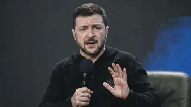 யுக்ரேன் அதிபர் வொலோடிமிர் ஸெலன்ஸ்கி 