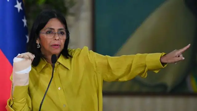 वेनेज़ुएला की उपराष्ट्रपति डेल्सी रोड्रिगेज़ 