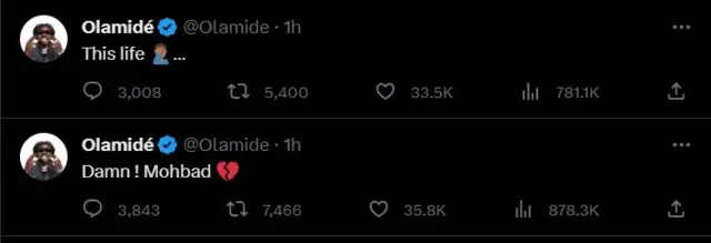 Screenshot of Olamide 