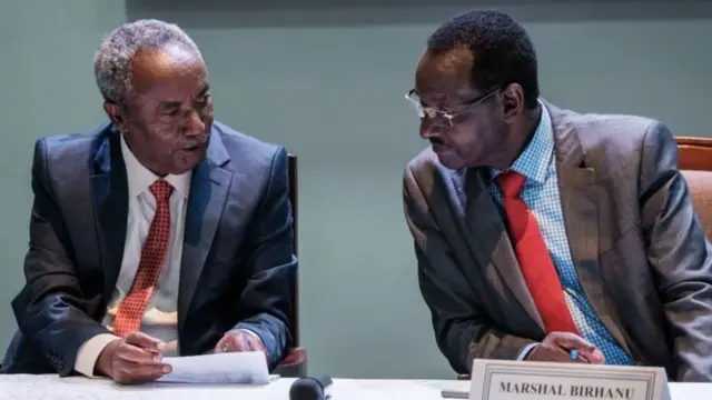 ሌ/ጄኔራል ታደሰ ወረደ እና ፊልድ ማርሻል ብርሃኑ ጁላ