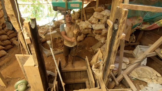 tambang emas, Sangihe