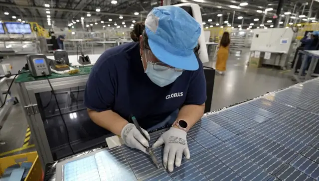 Công ty Qcells đang đầu tư hàng tỷ USD vào nhà máy sản xuất tấm pin mặt trời ở bang Georgia 