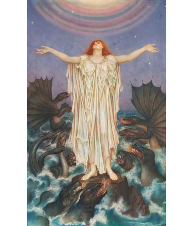 S.O.S. де Морган (1914-16) перегукується з темами "Смерті Дракона" та конфлікту між добром і злом 