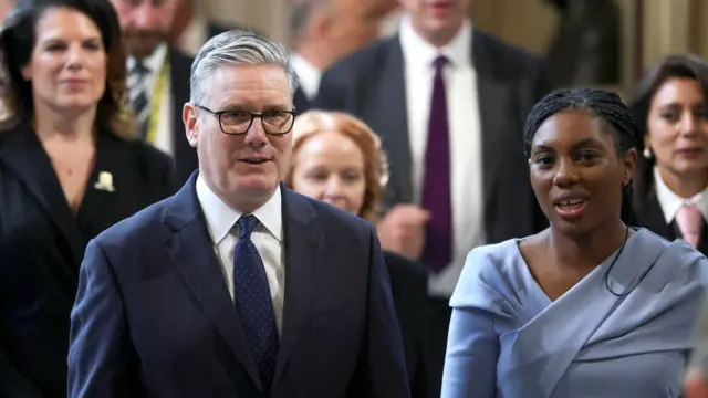 Kir Starmer i Kemi Badenok
