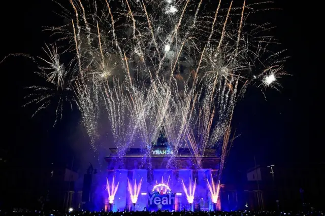 Новорічний салют у Берлині