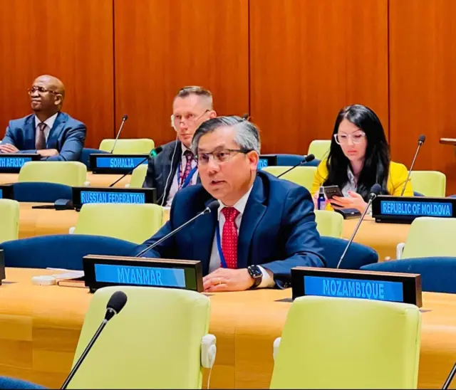 NUG မူဝါဒကို ထင်ဟပ်ပြီး ကုလမျက်နှာစာမှာ မြန်မာကို ကိုယ်စားပြုနေခဲ့