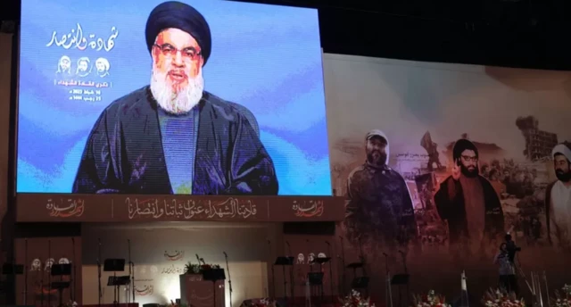 የሄዝቦላህ መሪ ሐሰን ናስራላህ 