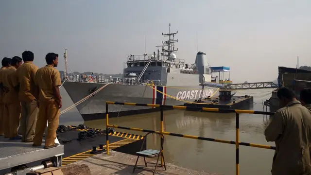 মরিশাস কোস্ট গার্ডের জন্য এই জাহাজটি বানিয়েছিল গার্ডেনরিচ শিপবিল্ডার্স (২০১৩)