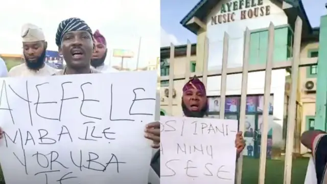 Ta ni Olorun ati awọn eeyan to n se iwọde