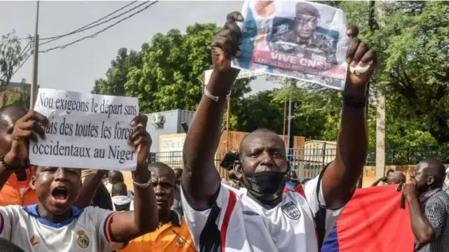 Abari mu myiyerekano i Niamey