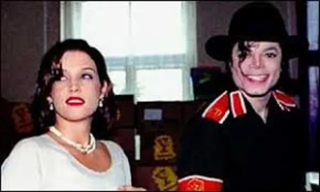 Lisa Presley na Michael Jackson
