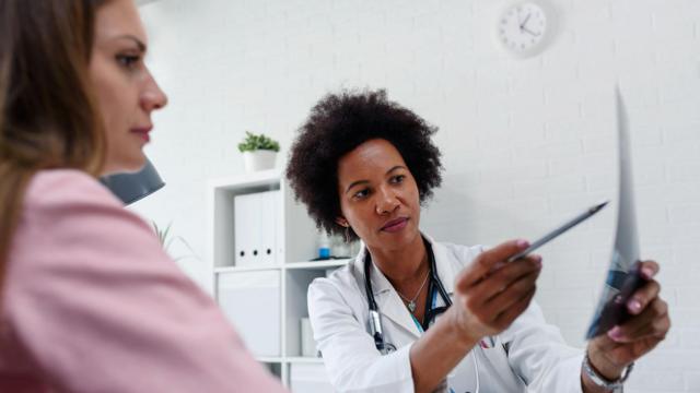 Paciente en el consultorio médico