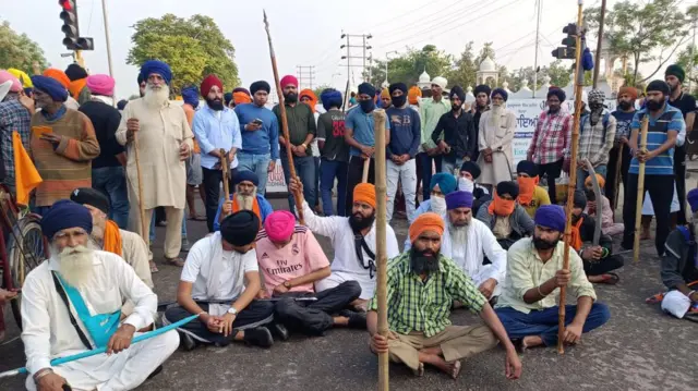 ਮੁਹਾਲੀ ਵਿੱਚ ਧਰਨਾ