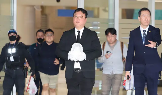 캄보디아 보코산 지역 온라인스캠범죄단지에 감금, 고문 끝에 숨진 대학생 박모씨 유해가 송환되고 있다