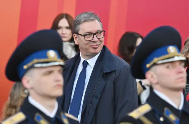 vučić, vučić u moskvi, vojna parada u moskvi, dan pobede u Moskvi