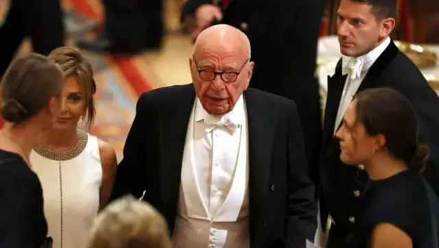 روپرت مرداک در مهمانی دونالد ترامپ 