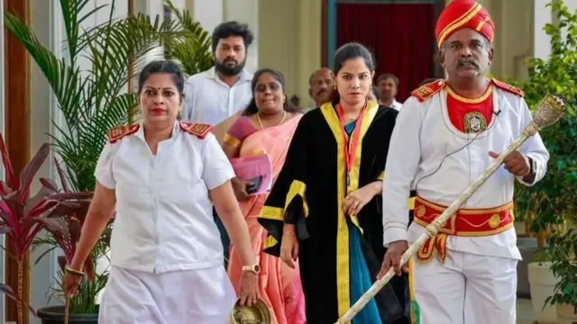 பெருநகர சென்னை மாநகராட்சியின் முதல் பெண் தபேதாராக இருந்த பி.எஸ். மாதவி