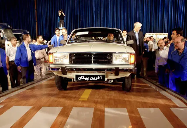 توقف تولید ماشین پیکان