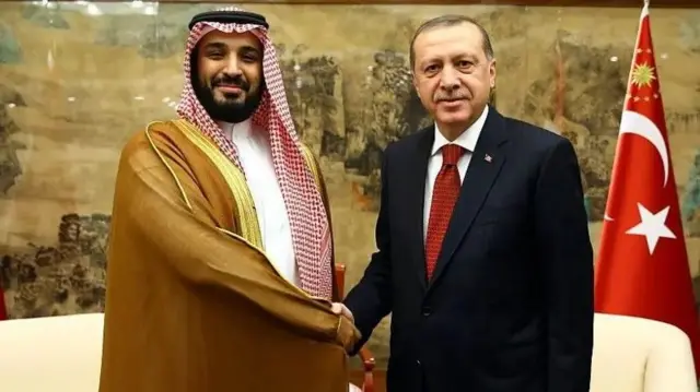 سعودی عرب کے شہزادہ ولیعہد محمد بن سلمان اور ترکی کے صدر رجب طیب اردوغان عالمی فورم پر ایک دوسرے سے ملتے رہتے ہیں
