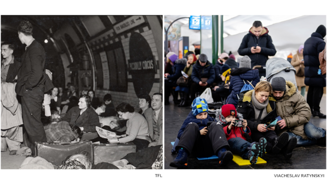 bomb shelter in the subway