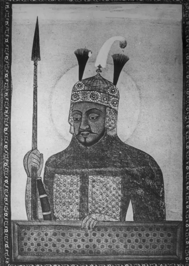 ਜੰਗੀ ਪਹਿਰਾਵੇ ਵਿੱਚ ਬਾਬਰ