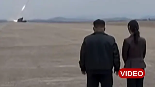 కిమ్‌జోంగ్ ఉన్ రాకెట్ సిస్టమ్స్ టెస్ట్ లాంచ్‌