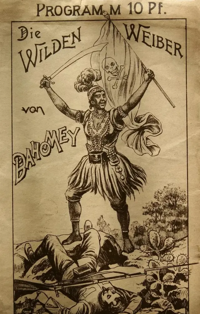 Spectacle folklorique présenté à Munich en 1892.