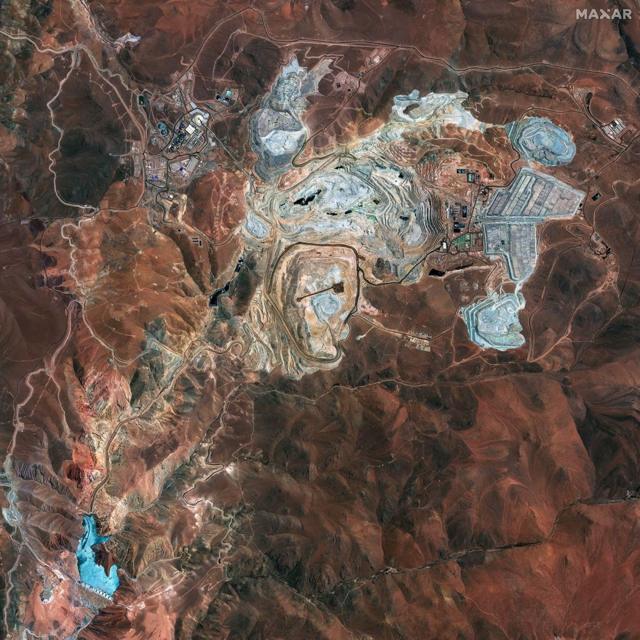 Quebrada Blanca bakır madeni işletmesi