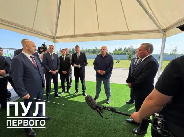 Андижон вилояти ҳокими Беларус президенти билан.