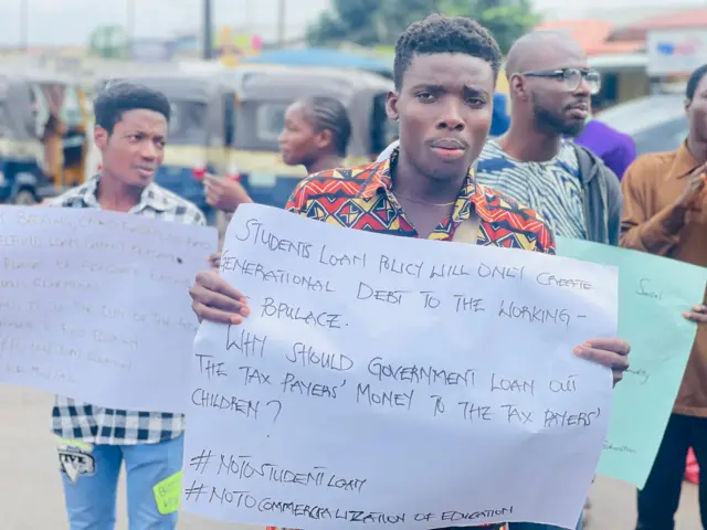 Awọn akẹkọọ to n ṣe iwọde