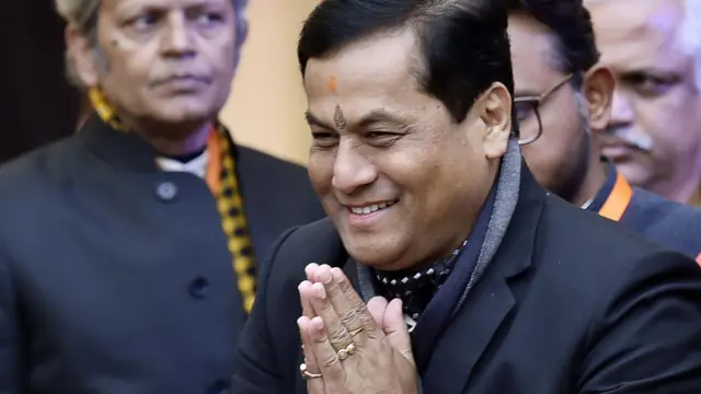 আসামের সাবেক মুখ্যমন্ত্রী সর্বানন্দ সোনোওয়াল