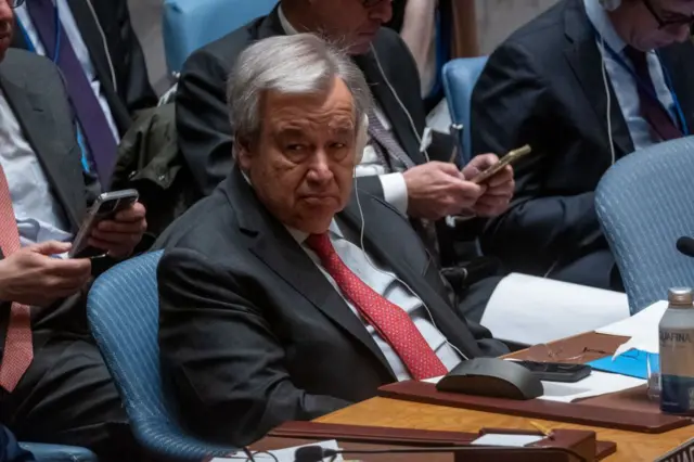 El secretario general de Naciones Unidas, Antonio Guterres.