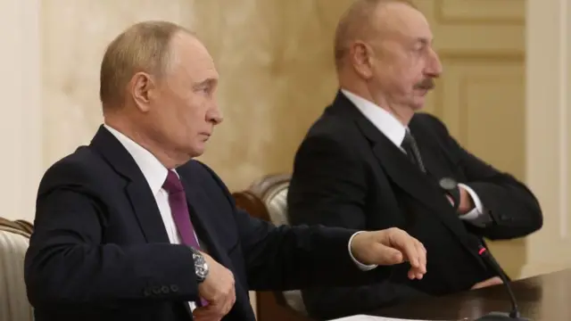 الهام علی‌اف و ولادیمیر پوتین