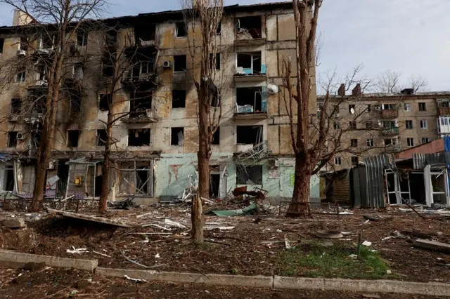 Edificio destruido 