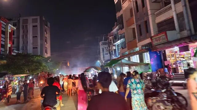 ပြီးခဲ့တဲ့ အောက်တိုဘာတုန်းက ကသာမြို့ မြင်ကွင်း