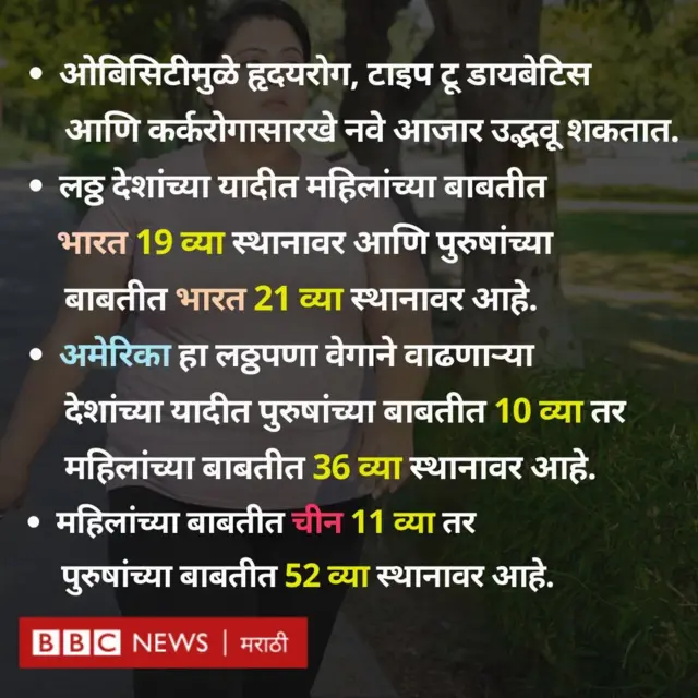 डॉ. अश्विन सांगतात, “फक्त वजन कमी करणं हे एकमेव ध्येय नसावं, अर्थात व्यायाम आणि डाएटमुळे वजन लवकर कमी होतं तसंच हृदयरोगाचा धोकाही कमी होऊ शकतो.” “वजन कमी करण्यासाठी लो कॅलरी डाएट हा एक चांगला उपाय आहेत. त्यासाठी तुम्ही आहारतज्ज्ञाला भेटून त्याच्या सल्ल्यानुसार आहार घ्या, पण आहाराबरोबर तुम्ही कितीवेळ झोपता, व्यायाम करता, मोबाईल आणि संगणकाच्या स्क्रीनसमोर असता हे घटकही लक्षात घेतले पाहिजेत”, असं अश्विन सांगतात.