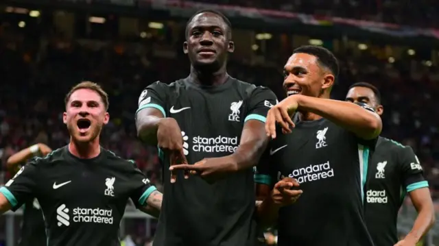 Liiverpool 3-1 AC Miilaan mo'ate
