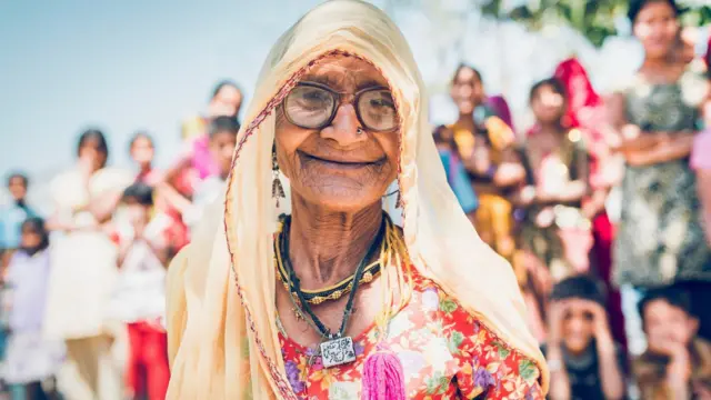 Wata tsohuwa a Indiya na murna 